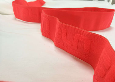 Lovely Lingerie Elastic Cloth Bands For Bra , Custom Jacquard Ribbon 0.5 - 3mm Thickness