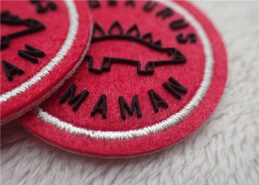 Fashion Custom Clothing Patches / Embroidered Silicone Patches