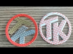 การพิมพ์ตราตามสั่ง TPU ยางซิลิโคน การถ่ายทอดความร้อน ตราเครื่องแต่งกาย