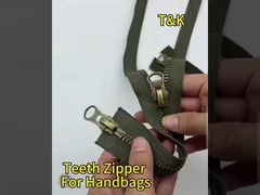 เปิดปลายทองแดง โลหะฟันซิปด้วยสีสีทองสว่างสําหรับทอทัศน์บ้าน