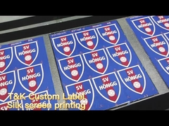 การพิมพ์ผ้าไหม ใบสรรพสินค้า สําหรับเสื้อผ้า