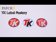 ป้ายซิลิโคนพิมพ์วัสดุพิเศษสำหรับเครื่องหมายการค้า 3 มิติพื้นผิวสว่างเสื้อผ้า