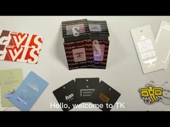 โลโก้ส่วนตัว แท็กแขวนเสื้อผ้า