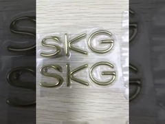 เงินทอง TPU การถ่ายทอดความร้อน 3D โลโก้ตราสลักสําหรับเสื้อ