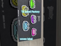 ตราสวมผ้าตามความต้องการ เนื้อผ้า แพทช์ขีดผ้า สามารถซักได้