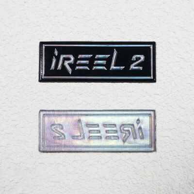 3D TPU Voltage Patch - Custom Geometric Logo Label for Apparel, Bags & Accessories