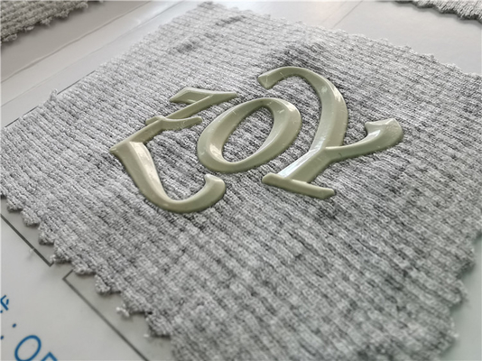 ป้ายล้างทำความสะอาดได้ 3D Tagless Heat Transfer ป้ายเสื้อผ้าวัสดุซิลิโคน