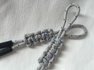 ที่ทำด้วยมือเชือกถัก Paracord ดึง 3 สีฉีด TPU