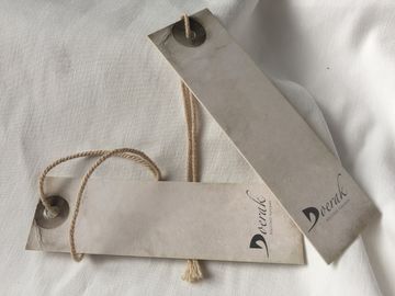 ออกแบบสวยงามขนาดเล็ก Perforated Hang Tags, Retro / Vintage Boutique Hang แท็ก