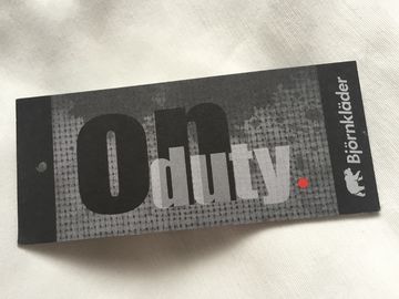 Gradient Color Custom Die ตัดแท็ก Hang, ผลกระทบเงา Custom Apparel Hang Tag