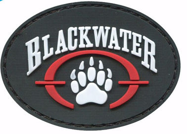 ตะขอหนึบที่มีสีสันและ Patches Loop, Novelty Pvc ยาง Patches ทหารสำหรับเสื้อผ้า