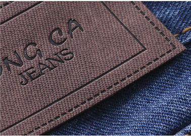โลโก้พิมพ์ลายนูนด้วยหนัง Velcro Labels