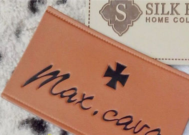 โลโก้พิมพ์ลายนูนด้วยหนัง Velcro Labels