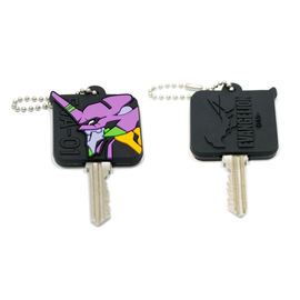 ของขวัญส่งเสริมการขายสำหรับลูกค้า OEM 3D Soft Keychain ยางพารา