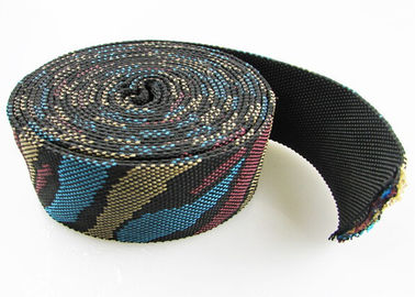 ชุดชั้นในแถบคาดเอวอ่อนนุ่ม Jacquard ริบบิ้นรูปแบบที่กำหนดเองวงยืดหยุ่นสี