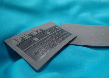 OEM Jeans Leather Label สติ๊กเกอร์ที่ทำจากหนังนิ่มที่พิมพ์เอง
