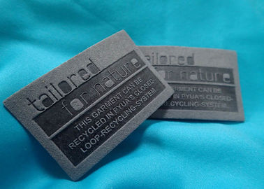 OEM Jeans Leather Label สติ๊กเกอร์ที่ทำจากหนังนิ่มที่พิมพ์เอง