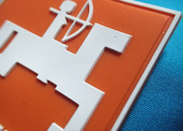 ซิลิโคนฉลากผ้า Pvc, ออกแบบที่กำหนดเองพีวีซียาง Patch 3D Silicone Care Label