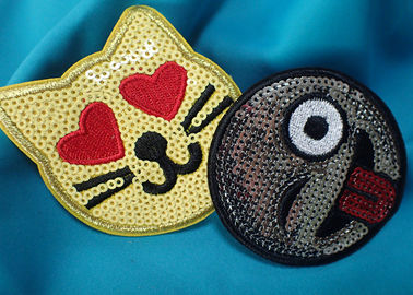 Patches เสื้อผ้าแบบกำหนดเองผ้าพันคอสีชมพูน่ารักแพทช์ปักสำหรับทารก