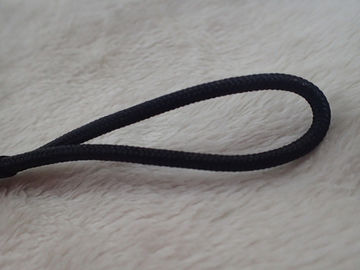 Puller Zipper สีดำด้วยสายไนล่อนพร้อมยางสิ้นสุดสำหรับการ์เม้นท์, กระเป๋า