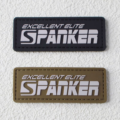 Silicone Emblem Velcro Patch - Custom Brand Logo Badge for Sports Gear & Apparel Accessories