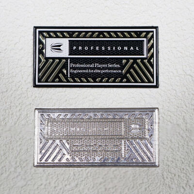 แพทช์ความถี่สูง TPU ที่กําหนดเอง - เหรียญทองโลหะและสีดํา แบจเกมมืออาชีพสําหรับชุดกีฬา