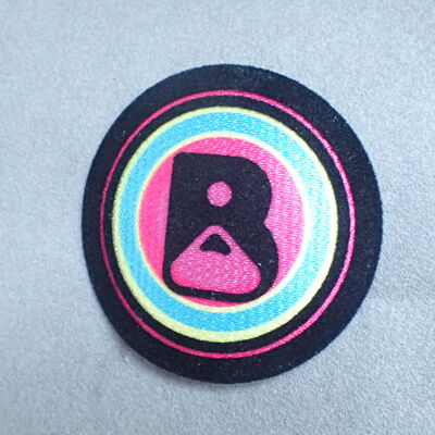 Embroidered Service Custom Clothing Badge Label 100% Machine Embroidery Patches and Heat Transfer Badges With
