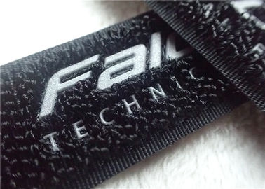 ความถี่สูงตะขอและห่วงยึด 3M สะท้อนแสง Siliver TPU โลโก้ Velcro สำหรับเสื้อผ้า