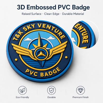 ป้ายถ่ายโอนความร้อน PVC 3 มิติแบบกำหนดเองสำหรับเสื้อผ้า ชุดกีฬา หมวก กระเป๋า และการสร้างแบรนด์โลโก้เครื่องแต่งกายด้วย PVC ที่ยืดหยุ่นและผิวพรีเมียม