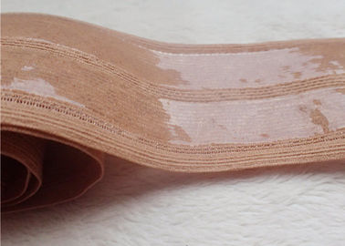 จักรเย็บผ้าไม่ลื่น Jacquard วงยืดหยุ่นลูกไม้สายชุดชั้นในตัดสำหรับกางเกงท้อง