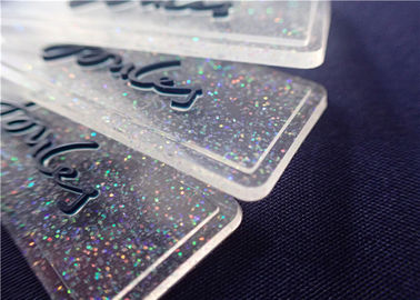ป้าย PVC โปร่งใสส่วนบุคคลพร้อมผงหลากสีสำหรับตัดเย็บเสื้อผ้า
