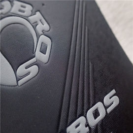 แพทช์หนัง PU กำหนดเองเสื้อผ้าสีขาว Debossed โลโก้บรรทัดโง่โปแลนด์ใหญ่แพทช์สำหรับเสื้อผ้า