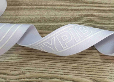 เป็นมิตรกับสิ่งแวดล้อม Narrow ทอเทปกว้างซิลิโคนพิมพ์ยืดหยุ่น Waistband