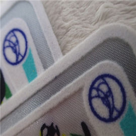 FIFA World Cup Heat Transfer Flocking Patch หลายสีสำหรับการตกแต่งชุดกีฬา