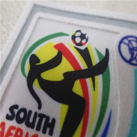 FIFA World Cup Heat Transfer Flocking Patch หลายสีสำหรับการตกแต่งชุดกีฬา