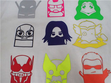 Tearproof Heat Transfer Garment Garment, ฉลากซิลิโคนสีสันสดใสสำหรับเสื้อผ้า