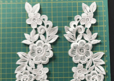3D ดอกไม้ปักเย็บ / เหล็กบนแพทช์สำหรับเสื้อผ้าอุปกรณ์ Diy A Pplique