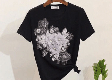 3D ดอกไม้ปักเย็บ / เหล็กบนแพทช์สำหรับเสื้อผ้าอุปกรณ์ Diy A Pplique