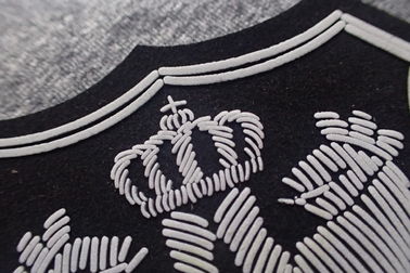 แพทช์โลโก้โฟมยางไมโครไฟเบอร์เสื้อผ้า