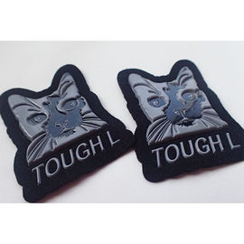 ฉลากโฮโลแกรม TPU High Frequency แบบนูน 3D ที่กำหนดเองสำหรับเสื้อผ้ากระเป๋าแจ็คเก็ต