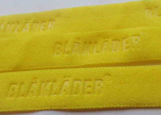 แถบยืดหยุ่น Jacquard ทอโพลีเอสเตอร์สำหรับชุดชั้นใน