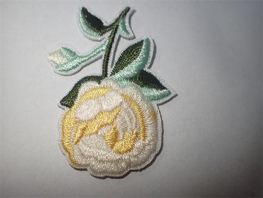ดอกไม้ที่กำหนดเองปักเย็บหรือเหล็กบนแพทช์สำหรับเสื้อผ้า Applique
