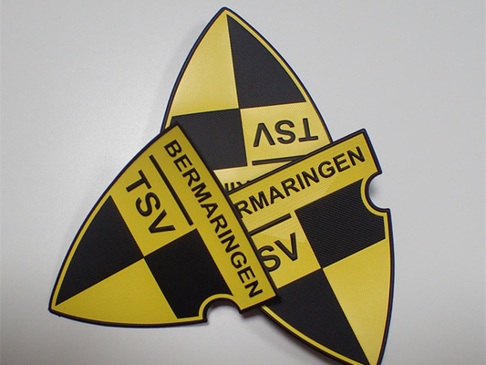 3D Effect TPU Badges แพทช์เสื้อผ้าที่กำหนดเองที่มีลายนูนด้วยพื้นผิวพิเศษ