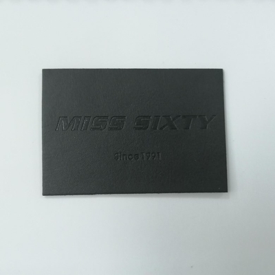 แพทช์หนังนูนป้ายล้างทำความสะอาดได้ Suede Microfiber PU