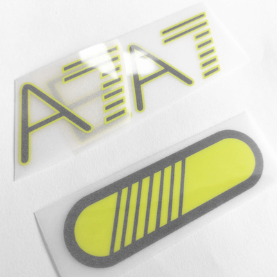 Cool Peel 3D Heat Transfer Labels สำหรับเสื้อผ้าที่มีเอฟเฟกต์สะท้อนแสง