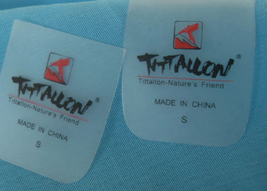 ป้ายพิมพ์หน้าจอ Material TPU สำหรับเสื้อผ้าเฉพาะด้าน