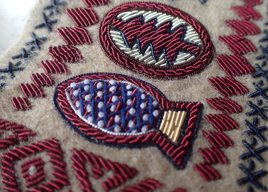 ทำมือเย็บปักถักร้อยออกแบบแพทช์ชุดทหาร Emboired Patches