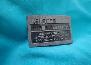 OEM Jeans Leather Label สติ๊กเกอร์ที่ทำจากหนังนิ่มที่พิมพ์เอง