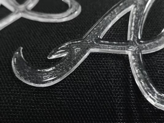 สัญลักษณ์จําลองน้ําแข็งครึ่งโปร่งใส TPU โลโก้กระจ่าง แลกเปลี่ยนความร้อน แบดจ์สําหรับเครื่องแต่งกาย