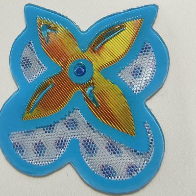 เย็บติดแผ่นปะ TPU อ่อนแฟนซีโฮโลแกรมเอฟเฟกต์สีแฟนธอมแบบกำหนดเอง